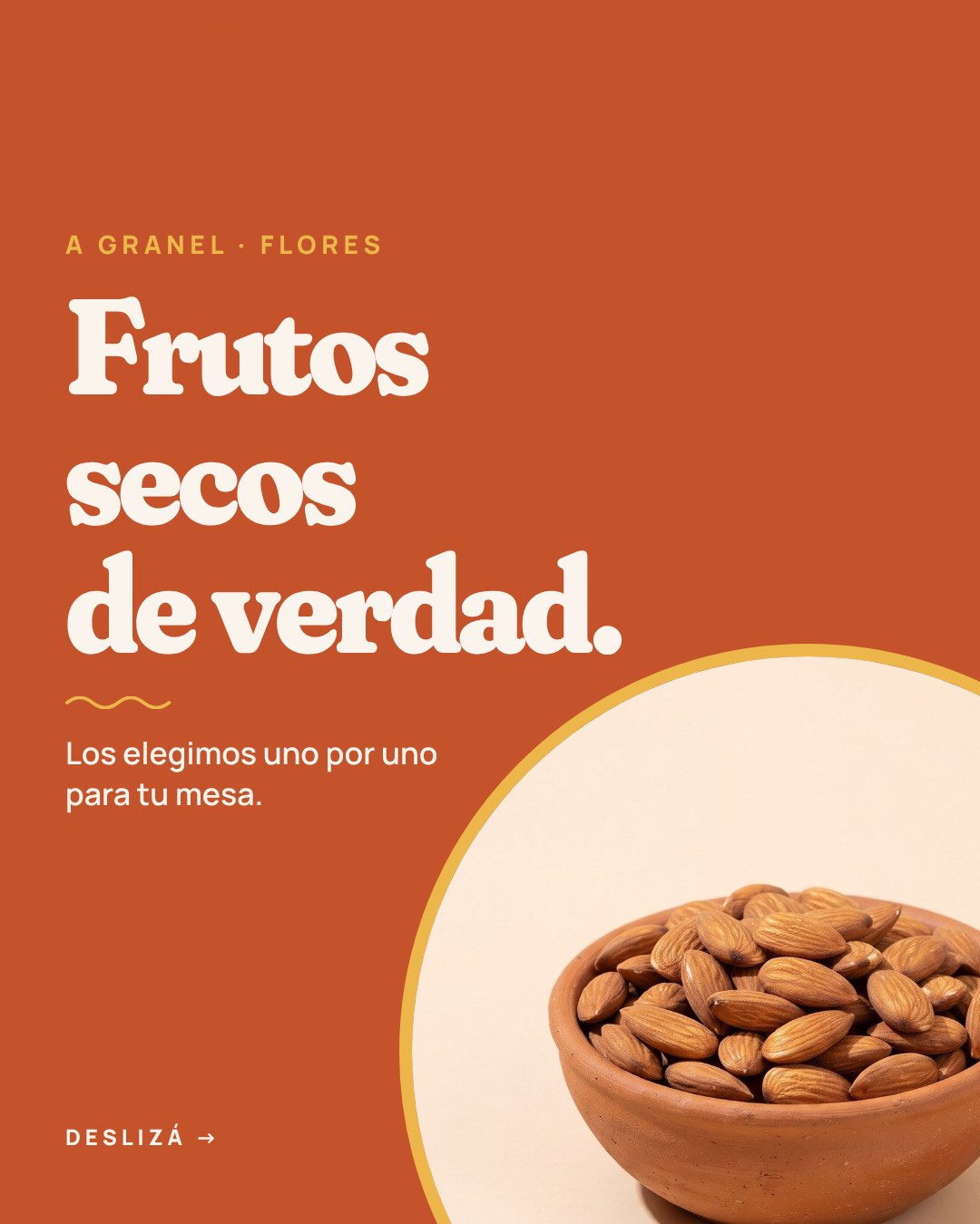 Pieza de producto a granel